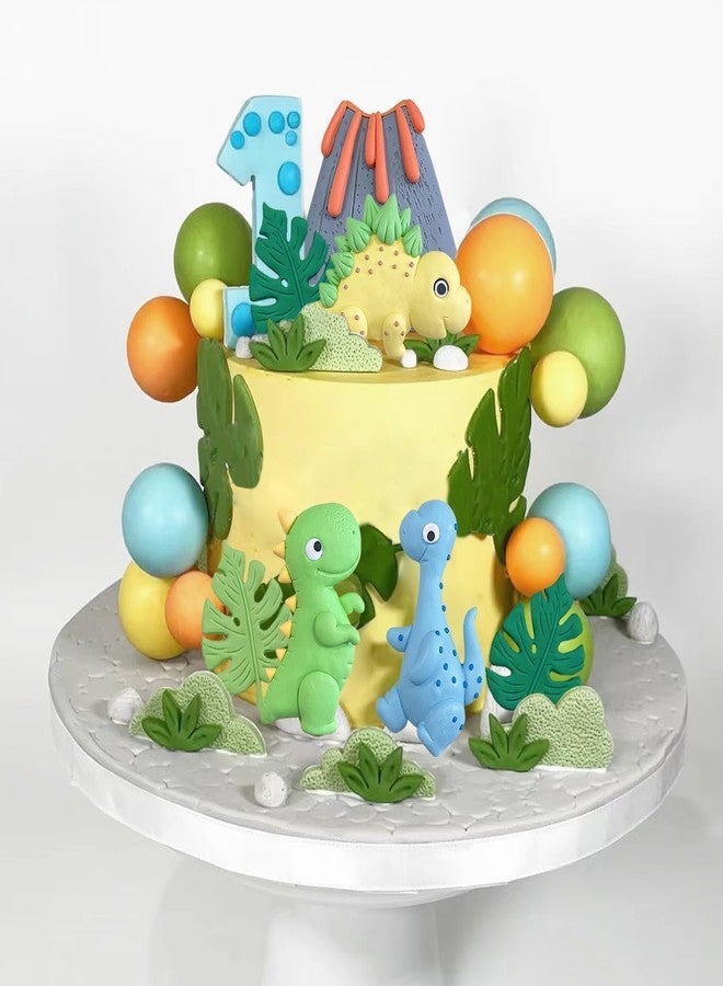 LEFUBABY Baby Dinosaur Cake Toppers Dinosaur Cake Decorations Dinosaur Birthday Cake Toppers for Baby Shower Dinosaur Themed Birthday Party Supplies (Style 2) - Image 3